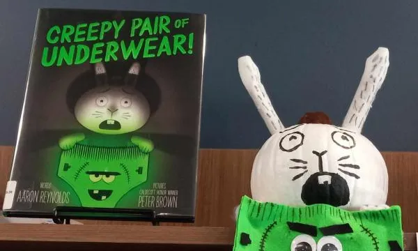 creepy pair of underwear book pumpkin character contest