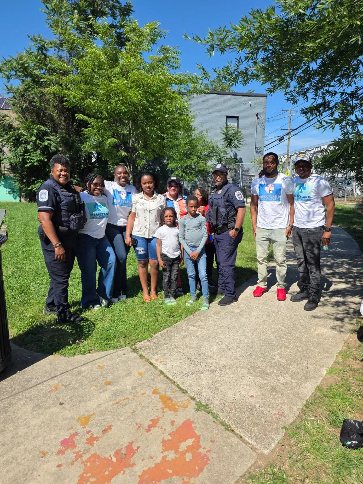 The Mercyland team together at a community event in Washington, DC.