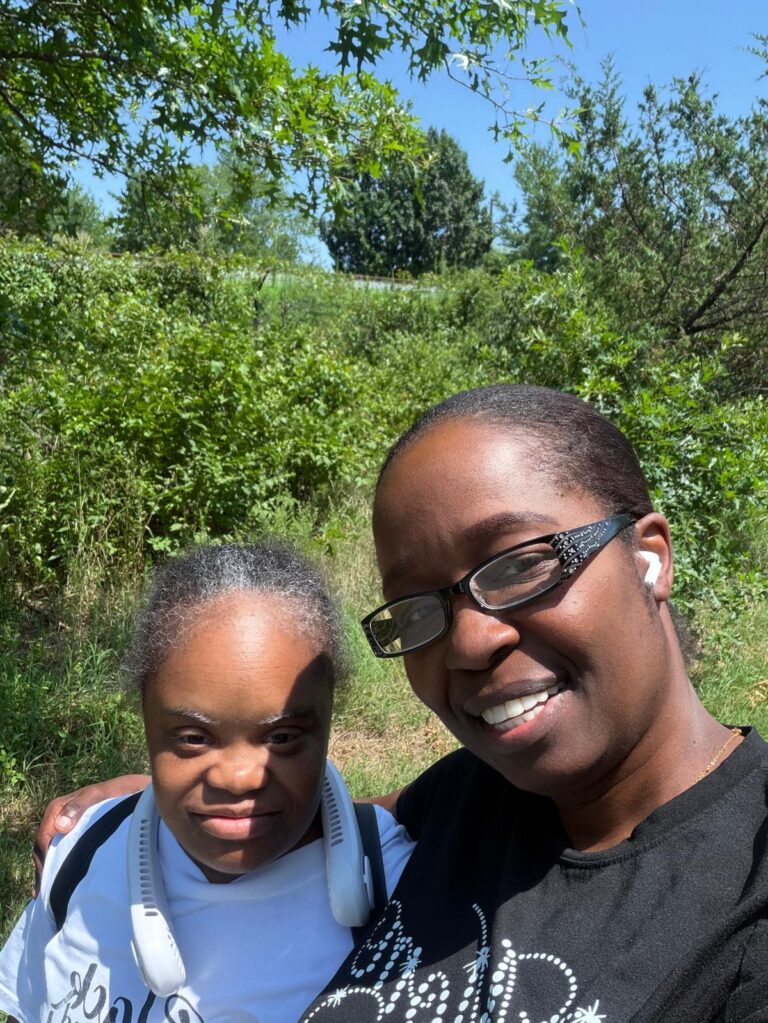 Ms. Rolanda Maddox and Mercyland DSP Ms. Katiana Julien together.